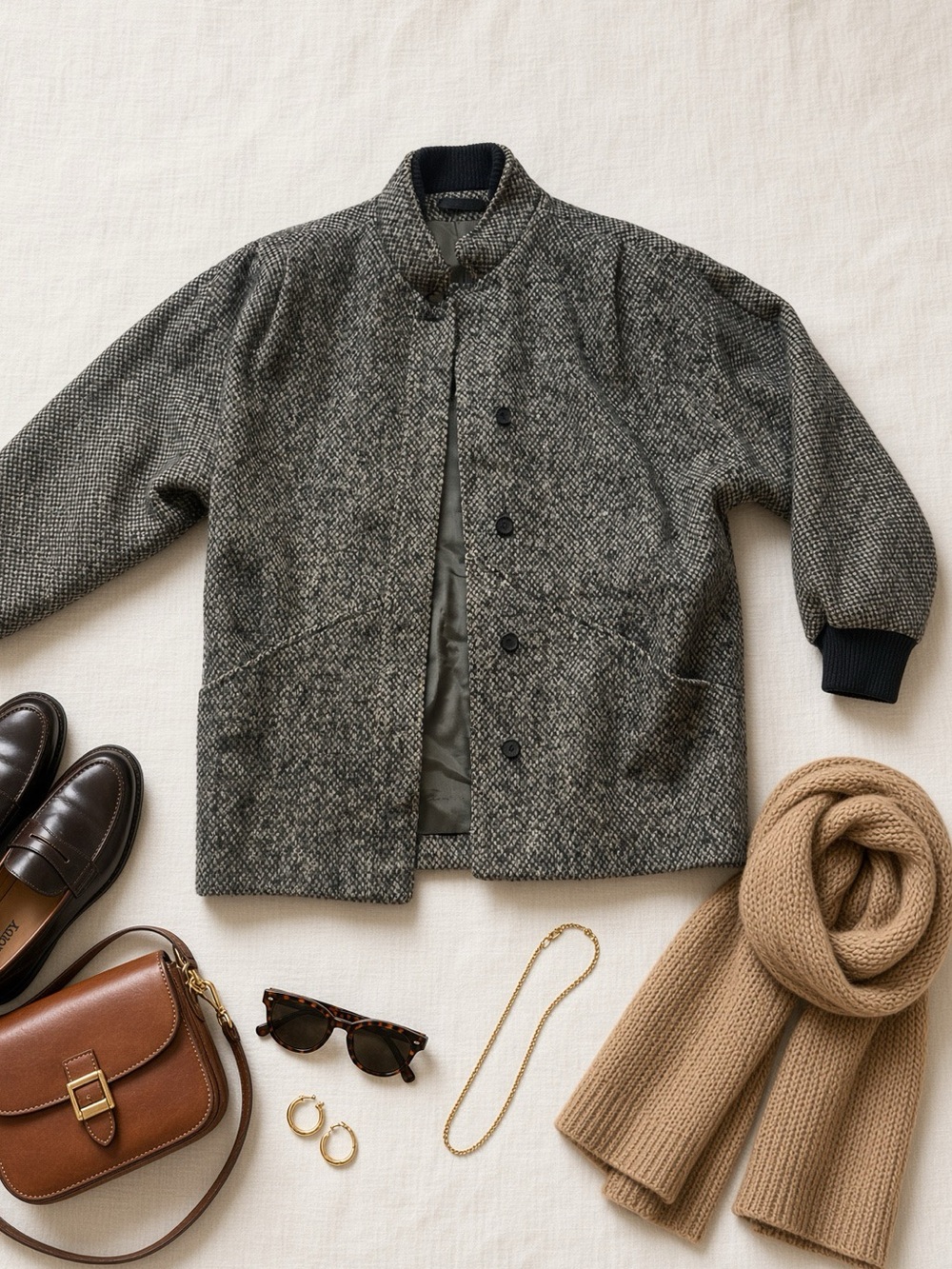 Donnybrook vintage tweed jacket — Made in USA